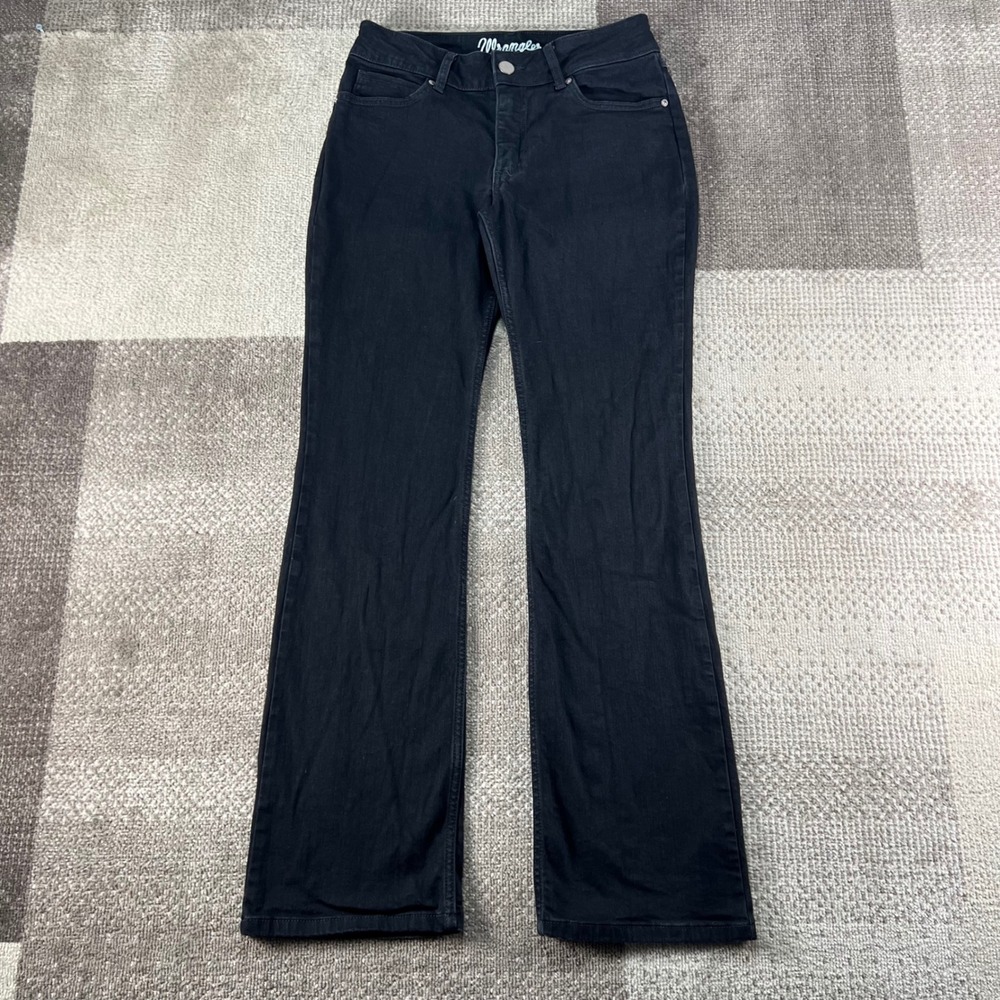 Wrangler Women Black Boot Cut Jeans 1009MWZBK Size 9 28x32 Stretch Denim